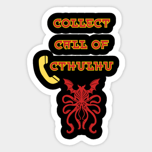 Collect Call of Cthulhu Sticker